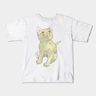 Wildflower Kitten Kids T-Shirt